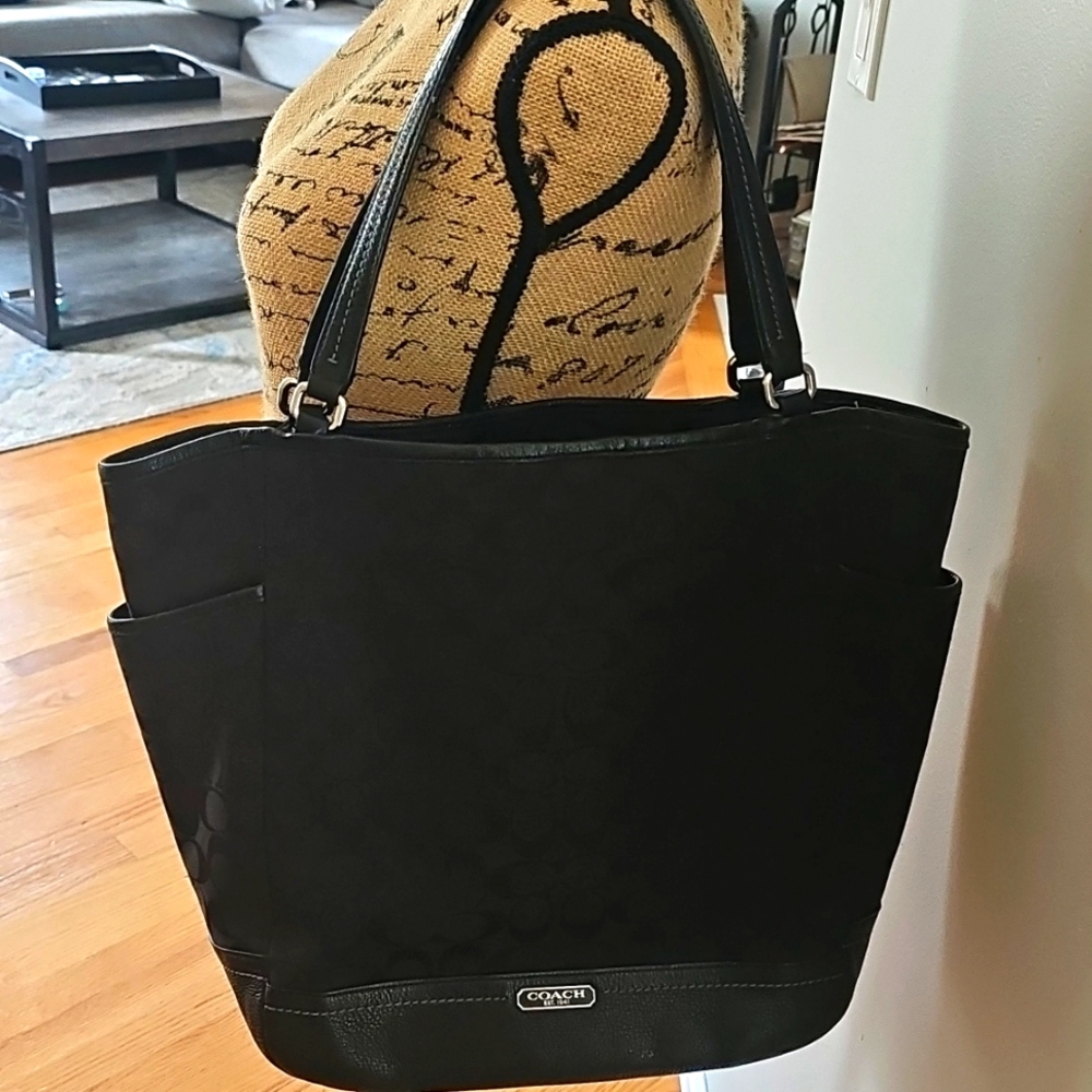 Coach canvas tote